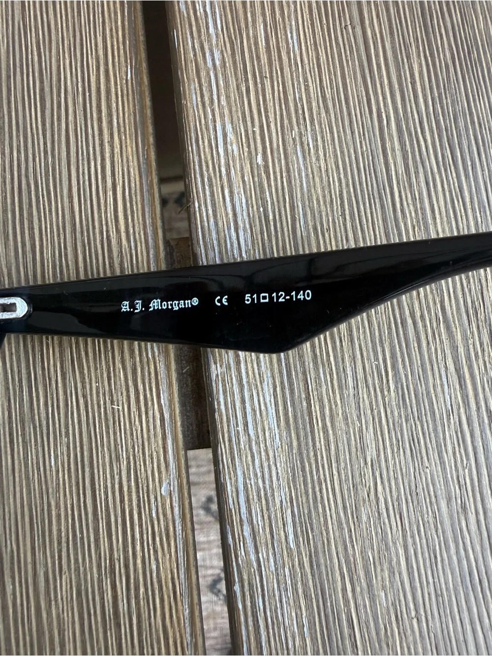 A.J. Morgan Black Cat Eye Reading Glasses +2.75 Readers 51-12-140